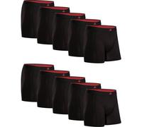 DANISH ENDURANCE Boxershorts Bamboo Trunks (DN-198000) 3XL schwarz/rot
