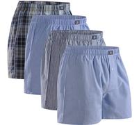 DANISH ENDURANCE Boxershorts Organic Woven (DN-135000) M blue/stripes mix