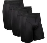 DANISH ENDURANCE Boxershorts Sports Extra Long Trunks (DN-69000) 3XL schwarz