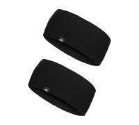 DANISH ENDURANCE Merino Stirnband, Funktionales Bandana, Sport Haarband, Elastisches Schweißband, für Damen & Herren, Schwarz, S/M