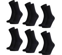 DANISH ENDURANCE Socken Cotton Crew (DN-63000) 43-47 schwarz
