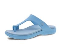 Dansko Krystal Slip-On Tanga Sandale für Damen - leicht und langlebig, leicht zu reinigen, geformtes EVA - natürliche Fußgewölbe-Technologie für zusätzliche Unterstützung, Blau, 38.5/39 EU