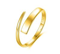 DAOMEI Echte 925 Sterling Silber Glatte Oberfläche Öffnungsringe Für Frauen Hochzeit Geburtstagsgeschenk Party Edlen Schmuck