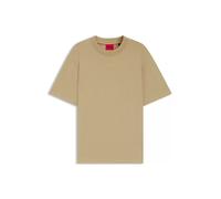 HUGO Relaxed-Fit T-Shirt aus Baumwolle mit Logo-Print - Style Dapolino, 50488330 Hellbraun XXL