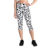Dare 2b Damen Influential 3/4 Leggings, Schwarz-Weiß-Graffiti, 38