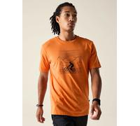Dare 2b Funktionsshirt "Movement III" in Orange - Größe M | Herren Sportshirts