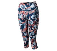 Dare 2B Influential II 3/4 Damen-Yoga-Leggings, Schillerndes Sketch Geo, 40