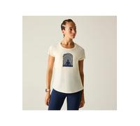 Dare 2b Trainingsshirt "Serenity" in Creme - Größe 40 | Damen Outdoor Tops Shirts