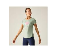 Dare 2b Trainingsshirt "Serenity" in Grün - Größe 34 | Damen Outdoor Tops Shirts