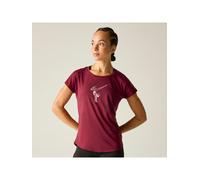 Dare 2b Trainingsshirt "Serenity" in Rot - Größe 44 | Damen Outdoor Tops Shirts