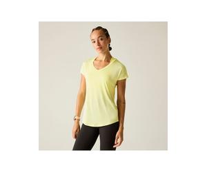 Dare 2b Trainingsshirt "Vigilant" in Gelb - Größe 40 | Damen Outdoor Tops Shirts