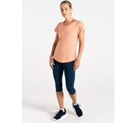 Dare 2b Trainingsshirt "Vigilant Tee" in Peach - Größe 34 | Damen Outdoor Tops Shirts