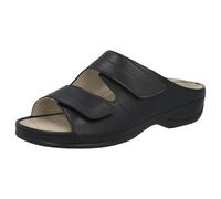 Daria - Bequeme Damen Pantolette von Berkemann aus Leder mit herausnehmbarem Fußbett und Klettverschluss