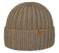 Strickmütze CHILLOUTS "Darian Hat", Herren, braun, Feinstrick, Baumwollmischung, unifarben, Mützen Strickmütze, mit extra hohem Umschlag (88793253-0) braun