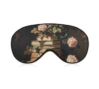 Dark Academy Augenmaske für Damen & Herren, atmungsaktive & verstellbare Augenabdeckung, ultraweiche Schlafmaske, leichte Reise-Augenbinde für Flugzeug, Nickerchen, Nachtschlaf