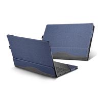 (Dark Blue, For HP EliteBook 845 / 840 14 inch G11) Stoßfeste Schutzhülle aus Leder für Laptops