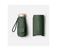 (Dark Green)Sun Umbrella Mini-Portable Pocket Sun Protection UV Protection Sun Umbrella rain or Shine Dual-use Umbrella Sun Umbrella