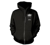 Darkthrone 'Astral Fortress' Kapuzenpullover mit Reißverschluss, Schwarz, Schwarz, X-Large