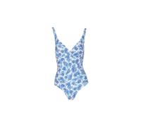 DARLING HARBOUR Damen Badeanzug V-Neck blau | 38