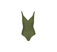 DARLING HARBOUR Damen Badeanzug V-Neck olive | 36