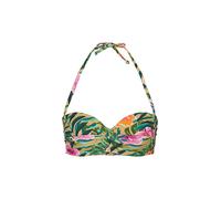 DARLING HARBOUR Damen Bikinioberteil Twisted grün | 42C