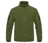 Darringls Fleecejacke Herren Militär Outdoorjacke Warm Winter Übergangsjacke mit 5 Taschen Armee Jacke Taktisch Stil Fleece Militär Jacke Taktische Army Gefüttert Wandern Jagdjacke