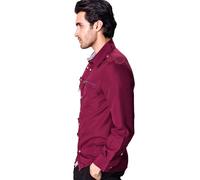 Darringls Herren Gitter Button Down Hemd Slim Fit Comfort Arbeit Business Shirt Modern Hochzeit Büro Reise Pocket Freizeithemd Bügelfrei Regular Fit Stretch Schnelltrocknend Winter Kleidung