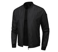 Darringls Leichte Softshell Jacke Herren Übergangsjacke Teenager Jungen Fliegerjacken Camping Outdoorjacke Blouson Bomberjacke wasserdichte Jacke Herbst Übergangs Jacken Langarm Herrenjacke