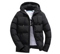 Darringls Puffer Jacke Herren Wintermantel Damen Outdoorjacke Steppjacke Steppmantel Für Winter Winterjacke Parka Warm Fleece Gefütterter Winter Mantel Jacke Einfarbig Kapuzenjacke Daunenjacke