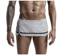 Darringls Sommer Sexy Boxershorts Herren Handtuch Stoffhose Unterhosen Erotische Ausbuchtung Jockstrap Underwear Side Schlitz Boxerbriefs Atmungsaktiv Jogging Boxer Höschen Vatertagsgeschenk