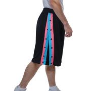 Darringls Sport Shorts Herren Kurz Mit Seitlichem Knöpfen Jogginghose Basketballshorts Seitlich Zu Öffnen Knopfhose Freizeithose Sportshorts Elastischer Bund Sweatpants Baggy Reha Short