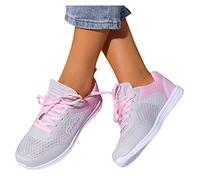 Darringls Sportschuhe Damen Leicht Outdoor Joggingschuhe Freizeitschuhe Slip-On Jogging Halbschuhe Mesh Hallenschuhe Damenschuhe Turnschuhe Atmungsaktiv Flach Sportschuhe Sneaker Laufen Schuhe