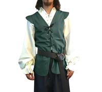 Darringls trachtenwesten für Herren leichte Weste Mittelalter Freizeitweste Traditionell Herrenweste Hochzeit Groomsmen Anzugweste Klassische Lodenweste für Herren Atmungsaktiv trachtengilet