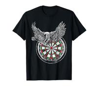 Dart T-Shirt Adler I Darts Dartscheibe Bulls Eye Geschenk T-Shirt