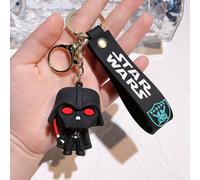 (Darth Vader) Einzigartiger Prinzessin Leia Schlüsselanhänger Star Wars Sammlerstück Silikon Schlüssel