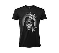 T-Shirt The Notorious Big Maglietta Rapper B.I.G. Ufficiale Musica Hip Hop Nera Cotone Unisex Adulto Ragazzo (XL)