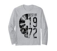 Das Beste aus dem Jahr 1972, Gothic Skull LP, für Liebhaber von Vinyl-Schallplatten Langarmshirt