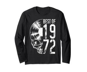 Das Beste aus dem Jahr 1972, Gothic Skull LP, für Liebhaber von Vinyl-Schallplatten Langarmshirt