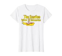 Das gelbe U-Boot-Logo der Beatles T-Shirt, Damen, Weiß, XXL
