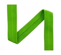 Das hüpfende Komma 1m Jersey-Schrägband Farbe grün Uni