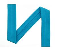 Das hüpfende Komma 1m Jersey-Schrägband Farbe türkis Uni