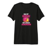Das Ist Gerda Wir Joggen Gemeinsam Lustiger Lauf Spruch Premium T-Shirt