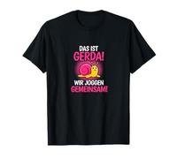Das Ist Gerda Wir Joggen Gemeinsam Lustiger Lauf Spruch T-Shirt