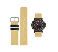 Das Nylonarmband ist passend for Casio Bergsteiger-Uhrenarmband, passend for PRW-6600 PRG-600/650 PROTREK-Serie, Nylonarmband 24 mm Handgelenk(Khaki Silver Buckle)