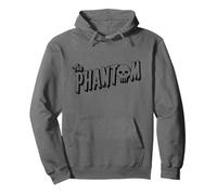 Das Phantom Retro-Totenkopf-Comic-Logo Pullover Hoodie
