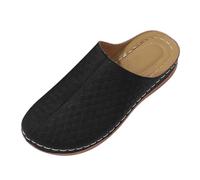 Dasongff Damen Pantoletten und Clogs mit geschlossenem Zehenbereich, Jagd, Wandern, Sommer, Strandsandalen, Komfort, rutschfest, bequem, Rom, orthopädisch, Sandalen und Barfuß, Damen, Schwarz , 39 EU