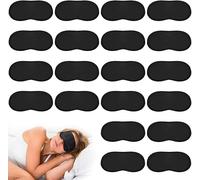 Dasyusuo 30 weiche Seiden Schlafmasken Schwarz Augenmaske mit Gummiband