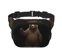 Data Bear Binärmuster trendige modische Hüfttasche Unisex Reise Sport Kuriertasche