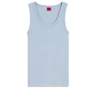 HUGO Tanktop aus Baumwoll-Mix mit Stack-Logo-Stickerei - Style Datamia, 50514489 Hellblau M