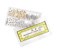 DAUERHAFT Edelstahl Uhr Zubehör Uhr Stiel Extender Hochhärte Zubehör Reparatur Ersatz Werkzeugsatz Speziell entwickeltes Qualitätsmaterial ersetzen